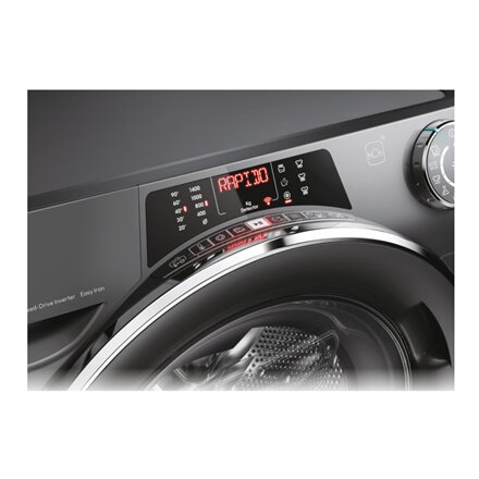 Candy Washing Machine , RO1484DWMCRT/1-S , Energy efficiency class A , Front loading , Washing capacity 8 kg , 1400 RPM , Depth 53 cm , Width 60 cm , Display , TFT , Steam function , Wi-Fi , Anthracite