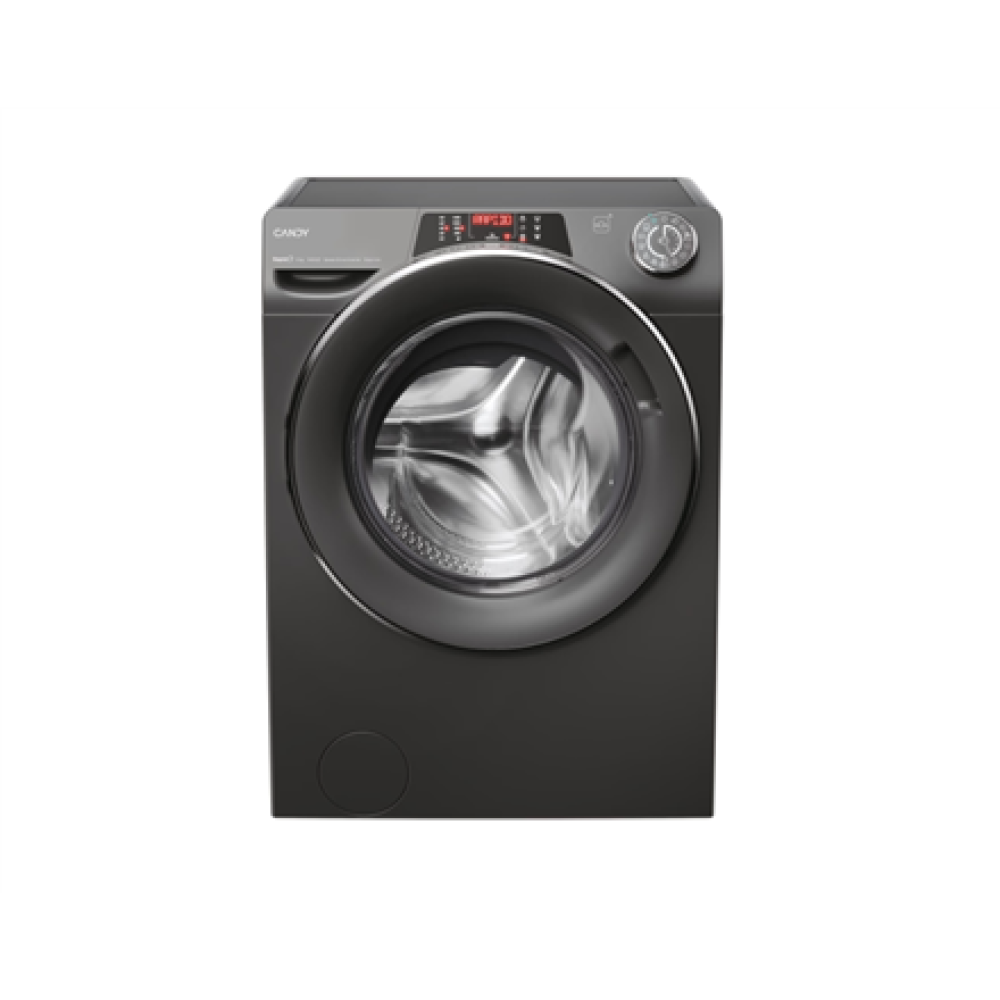 Candy Washing Machine , RO1484DWMCRT/1-S , Energy efficiency class A , Front loading , Washing capacity 8 kg , 1400 RPM , Depth 53 cm , Width 60 cm , Display , TFT , Steam function , Wi-Fi , Anthracite