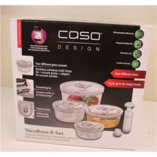 SALE OUT. , Caso , Vacuum freshness containers round , 01187 , Set of 4 , DOES NOT HOLD THE VACUUM