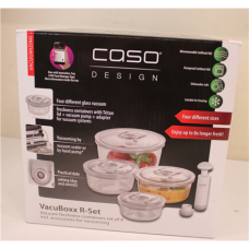 SALE OUT. , Caso , Vacuum freshness containers round , 01187 , Set of 4 , DOES NOT HOLD IS THE VACUUM