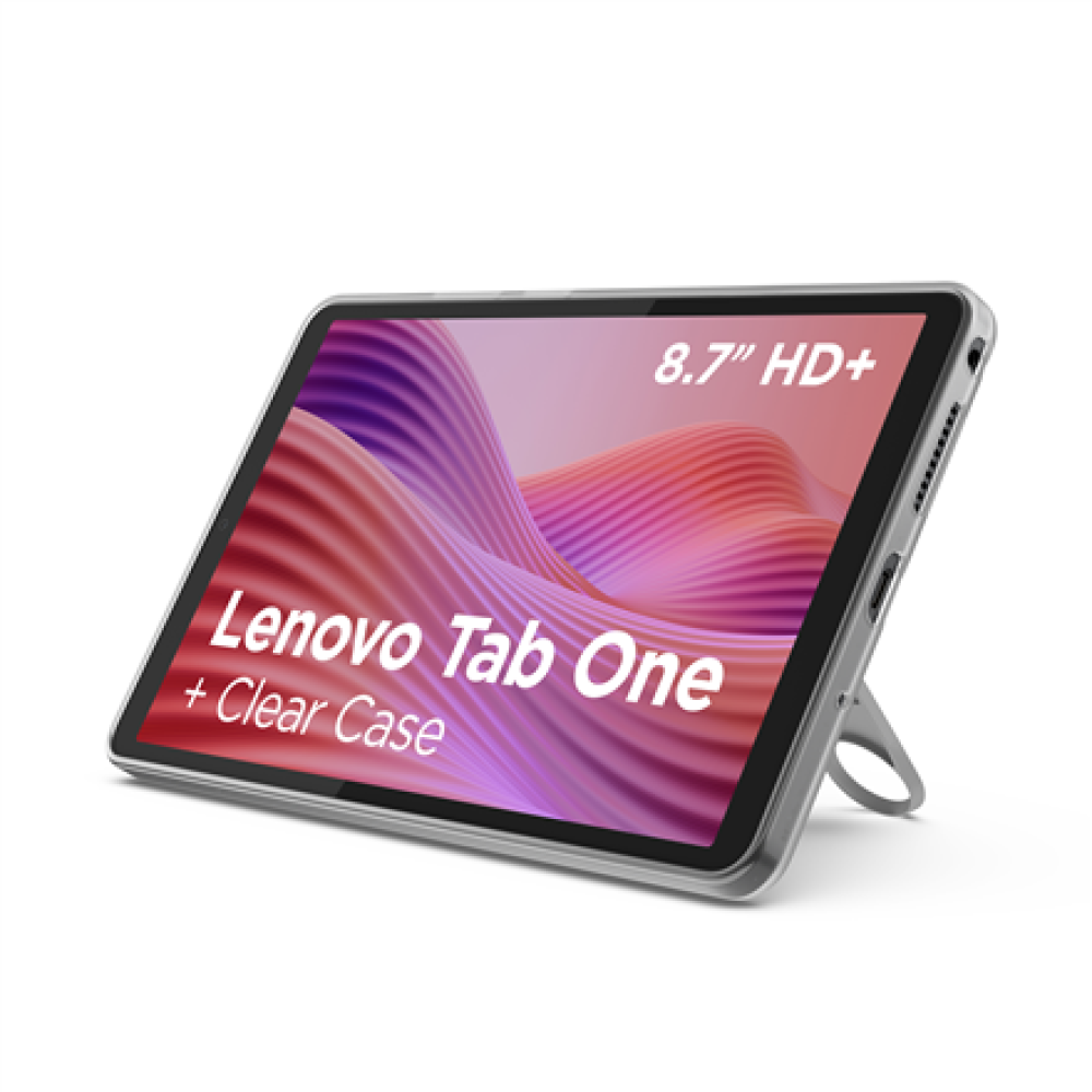 Lenovo Tab One Wi-Fi (without power adapter) , ZAF00254SE , 11 , Luna Grey , IPS , 1340 x 800 pixels , MediaTek , Helio G85 , 4 GB , Soldered LPDDR4x , 64 GB , Wi-Fi , Front camera , 2 MP , Rear camera , 8 MP , Bluetooth , 5.3 , Android , 14 or Later , Wa