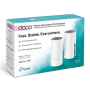 C1200 Whole Home Mesh Wi-Fi System , Deco E4 (2-pack) , 802.11ac , 867+300 Mbit/s , 10/100 Mbit/s , Ethernet LAN (RJ-45) ports 2 , Mesh Support Yes , MU-MiMO Yes , No mobile broadband , Antenna type 2xInternal
