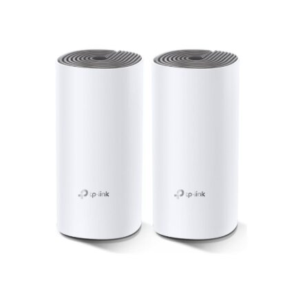 TP-LINK , C1200 Whole Home Mesh Wi-Fi System , Deco E4 (2-pack) , 802.11ac , 867+300 Mbit/s , 10/100 Mbit/s , Mesh Support Yes , MU-MiMO Yes , No mobile broadband , Antenna type 2xInternal