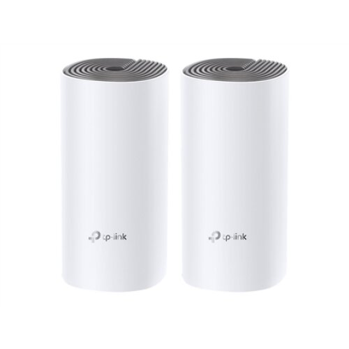 TP-LINK , C1200 Whole Home Mesh Wi-Fi System , Deco E4 (2-pack) , 802.11ac , 867+300 Mbit/s , 10/100 Mbit/s , Mesh Support Yes , MU-MiMO Yes , No mobile broadband , Antenna type 2xInternal