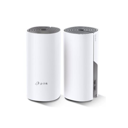 TP-LINK , C1200 Whole Home Mesh Wi-Fi System , Deco E4 (2-pack) , 802.11ac , 867+300 Mbit/s , 10/100 Mbit/s , Mesh Support Yes , MU-MiMO Yes , No mobile broadband , Antenna type 2xInternal