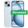 Apple Renewed Grade B , iPhone 15 , Blue , 6.1 , 128 GB , 5G