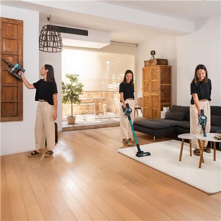 Cecotec Vacuum cleaner , Conga Rockstar P50 X-Treme , Cordless operating , Stick/handheld , 265 W , 25.2 V , Operating time (max) 50 min , Blue/Black