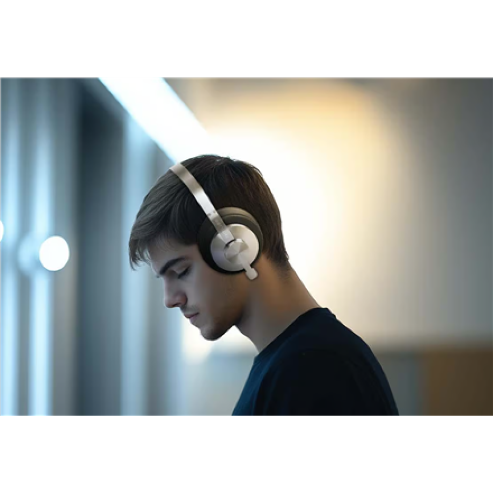 Muse Stereo Headphones , M-298 SBL , Bluetooth , ANC , Black/Silver