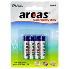 Arcas , AAA/R03 , Super Heavy Duty , 4 pc(s)