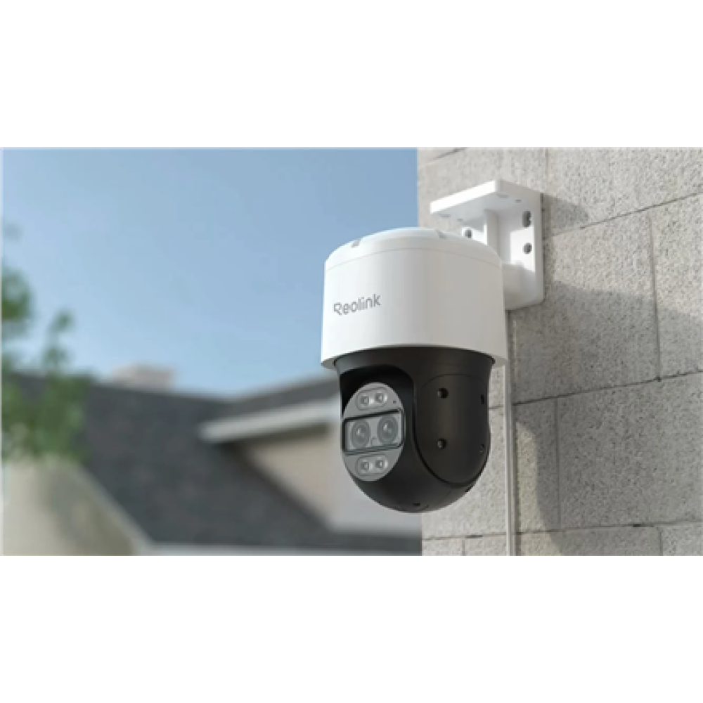 Reolink 4K Dual-Lens PoE Camera with Auto Tracking , TrackMix PoE , PTZ , 8 MP , 2.8mm/F1.6 , IP65 , H.264, H.265 , Micro SD, Max. 512 GB
