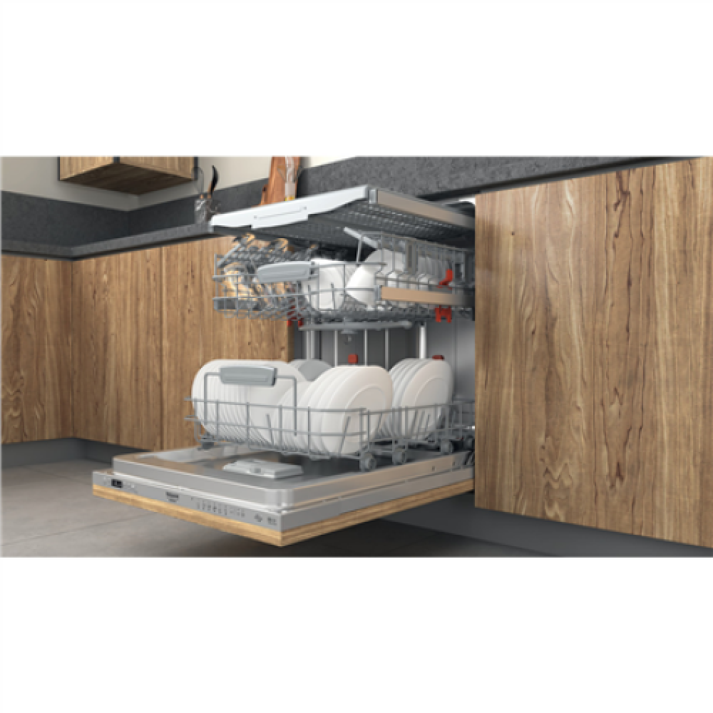 Built-in , Dishwasher , HI 5030 WEF , Width 59.8 cm , Number of place settings 14 , Number of programs 9 , Energy efficiency class D , Display , Does not apply