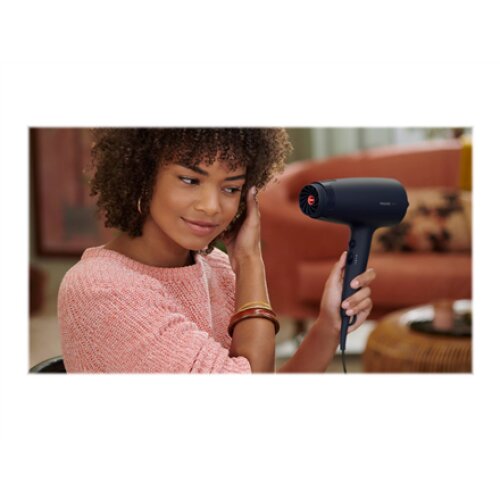 Philips , Hair Dryer , BHD360/20 , 2100 W , Number of temperature settings 6 , Ionic function , Diffuser nozzle , Black/Blue