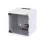 Digitus , Wall Mounting Cabinet , DN-10-06U-B , IP protection class: IP20; Front door: Glass door, single opening; Cabinet type: Wall mounting cabinet; Depth: 300 mm; Load capacity: 30 kg , Black