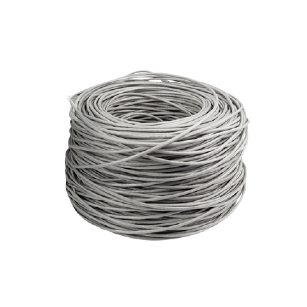 Lanberg Lan Cable CAT.5E UTP Solid CU LSZH Grey CPR + Fluke Passed, 305 m , LCU5L-11CU-0305-S