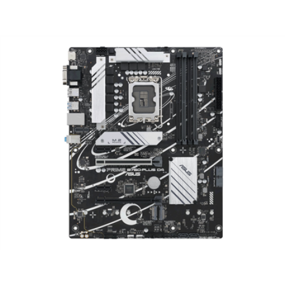 Asus , PRIME B760-PLUS D4 , Processor family Intel , Processor socket LGA1700 , DDR4 , Supported hard disk drive interfaces M.2, SATA , Number of SATA connectors 4