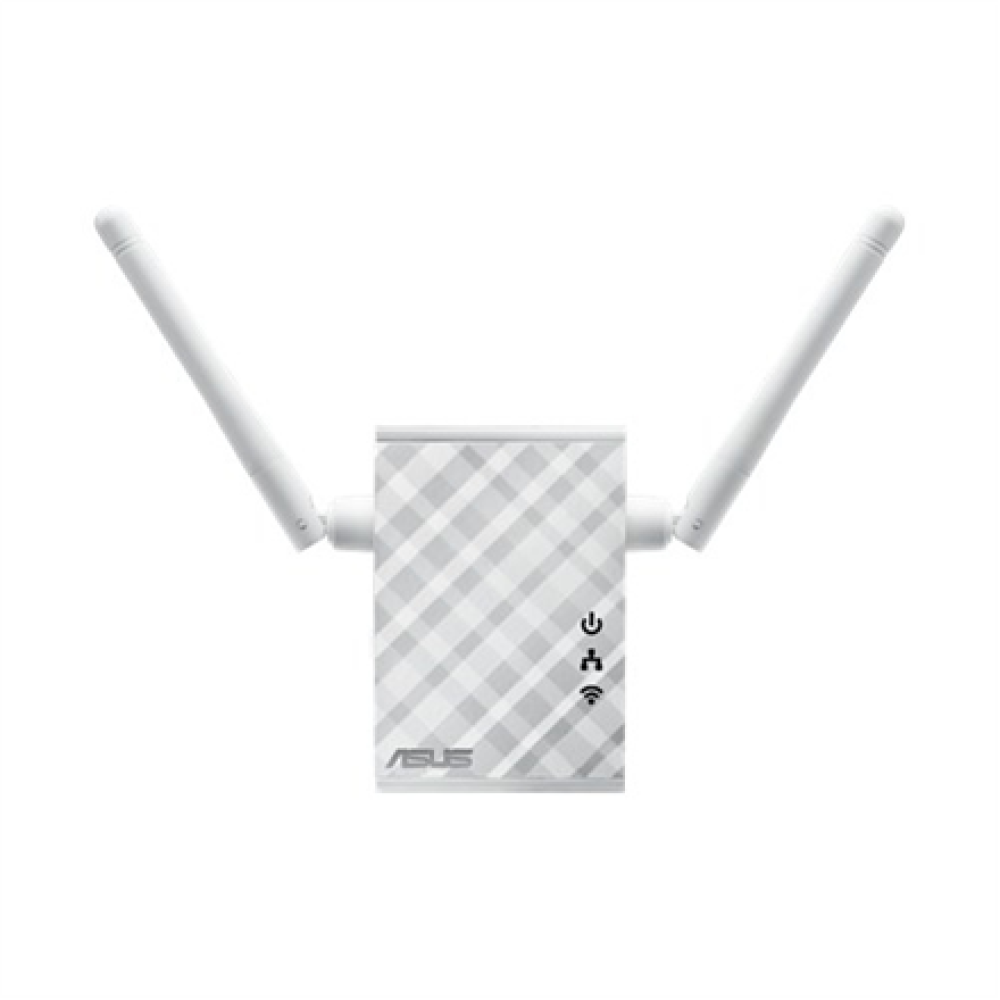 Asus , Repeater/Extender/Access Point/Bridge , RP-N12 , 802.11n , 2.4GHz , 300 Mbit/s , 10/100 Mbit/s , Ethernet LAN (RJ-45) ports 1 , MU-MiMO No , no PoE , Antenna type 2xExternal 2dBi , No USB