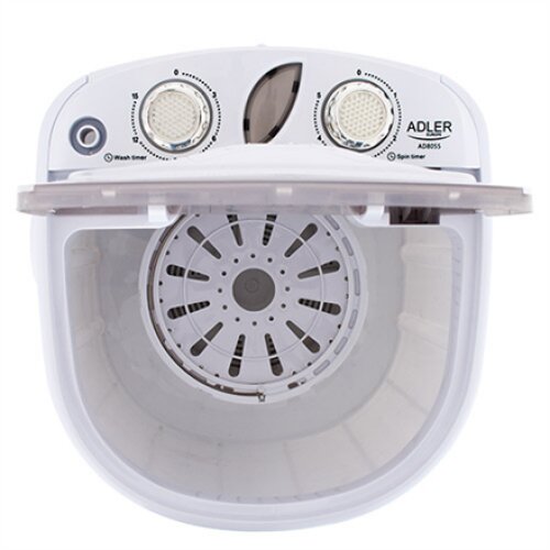 Adler , Mini washing machine , AD 8055 , Top loading , Washing capacity 3 kg , Depth 37 cm , Width 36 cm , White