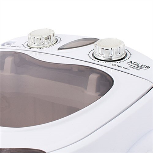 Adler , Mini washing machine , AD 8055 , Top loading , Washing capacity 3 kg , Depth 37 cm , Width 36 cm , White