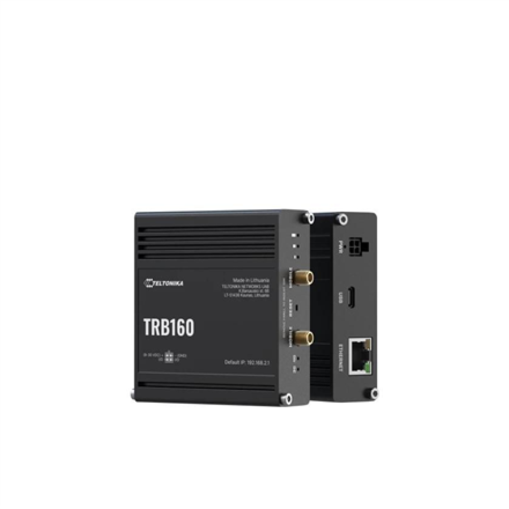 LTE Router , TRB160 , No Wi-Fi , 10/100/1000 Mbit/s , Ethernet LAN (RJ-45) ports 1 , Mesh Support No , MU-MiMO No , 4G , 1