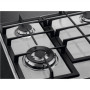 AEG Hob HGB64420SM Gas, Number of burners/cooking zones 4, Rotary knobs, Stainless steel