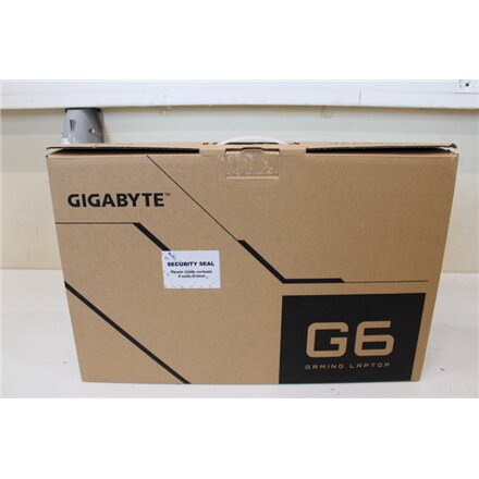 SALE OUT. Gigabyte G6 KF-H3EE854KH 16 FHD+ i7-13620H/16GB/1TB/RTX 4060/Win11Home/ENG kbd/Black/2Y Warranty , Gigabyte , G6 KF-H3EE854KH , Black , 16 , FHD+ , 1920 x 1200 pixels , Intel Core i7 , i7-13620H , 16 GB , DDR5 , Solid-state drive capacity 1000 G