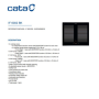 CATA Hob IF 6002 BK Induction, Number of burners/cooking zones 4, Slider, Timer, Black