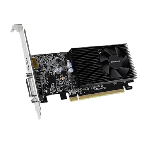Gigabyte , GV-N1030D4-2GL 1.0 , NVIDIA , 2 GB , GeForce GT 1030 , DDR4 , DVI-D ports quantity 1 , HDMI ports quantity 1 , PCI Express 3.0 , Memory clock speed 2100 MHz , Processor frequency 1417 MHz