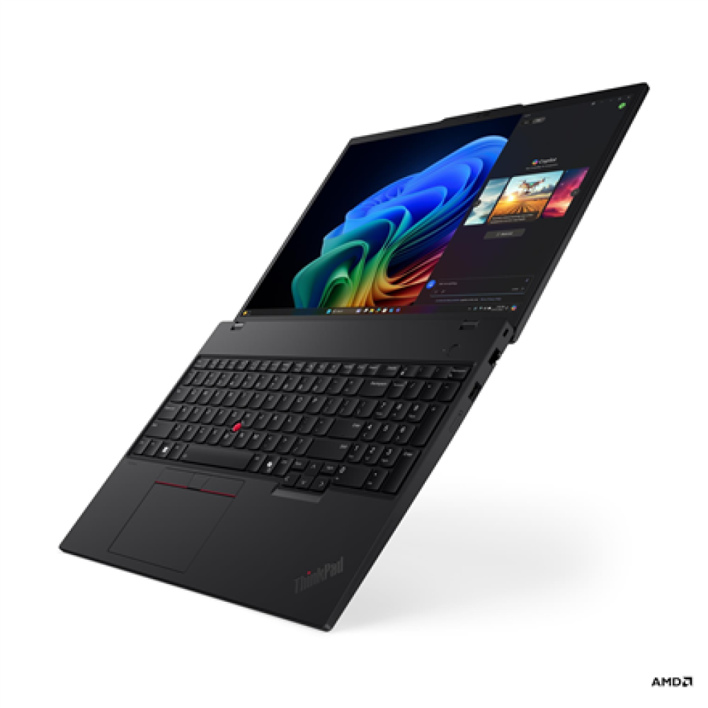 Lenovo Thinkpad T16 G4 AMD , Black , 16 , IPS , WUXGA , 1920 x 1200 pixels , Anti-glare , AMD Ryzen AI 5 PRO , 340 , 32 GB , SO-DIMM DDR5 , Solid-state drive capacity 512 GB , AMD Radeon 840M Graphics , Windows 11 Pro , 802.11be , Bluetooth version 5.4 , 