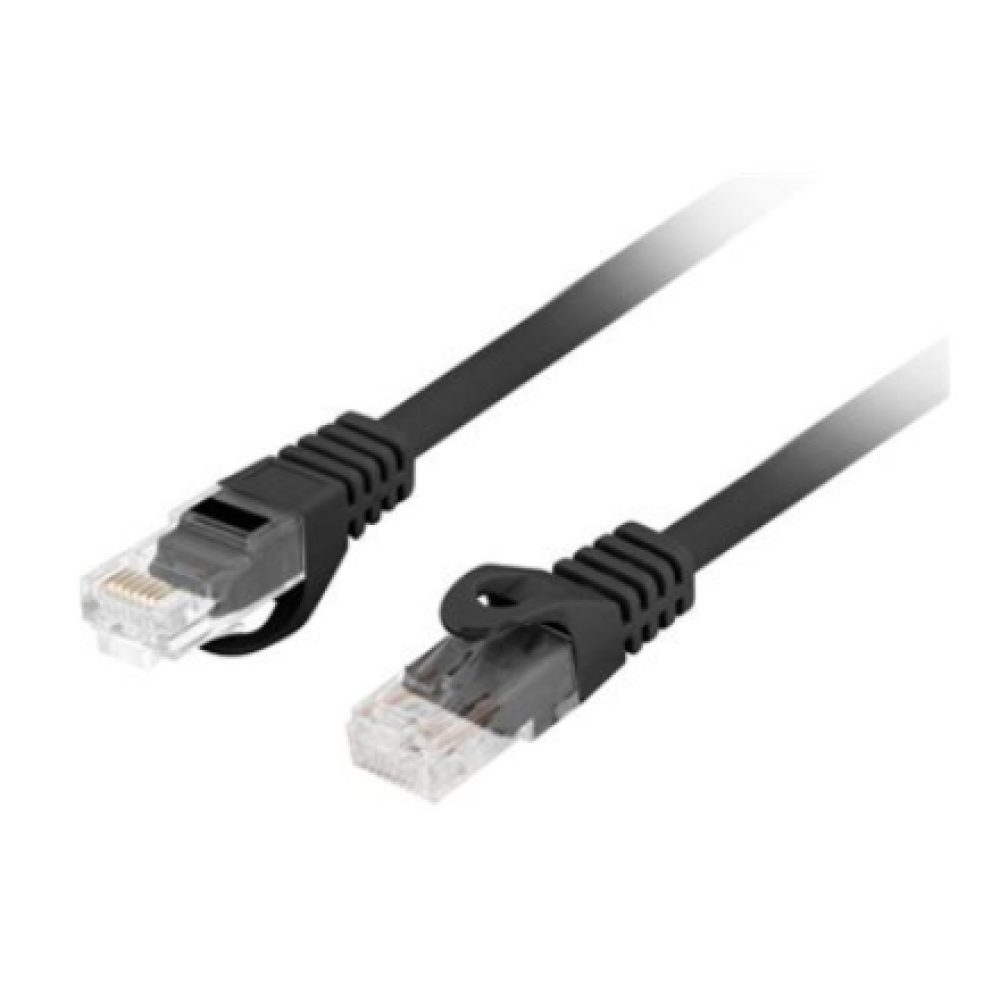 Lanberg , Patchcord Cat.6 UTP LSZH CU , PCU6-10CU-0150-BK , 1.5 m , Black