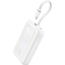 Anker Power Bank, Built-In USB-C Cable, 30W , A1688H21 , 10000 mAh , White
