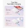 Anker Power Bank, Built-In USB-C Cable, 30W , A1688H21 , 10000 mAh , White