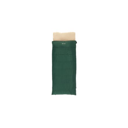 Outwell Contour Prime Green , Sleeping Bag , 220 x 85 cm , Temperature -13 to 16 °C , 2-way L-shape open-end with auto lock