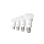Philips Hue WA 810 A60 4P EU , E27 , 6 W , Warm to cool white light , Bluetooth and Zigbee