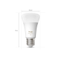 Philips Hue WA 810 A60 4P EU , E27 , 6 W , Warm to cool white light , Bluetooth and Zigbee