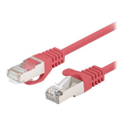 Lanberg Patchcord CAT.6 FTP 1M fluke passed 10-pack, Red , PCF6-20CC-0100-R