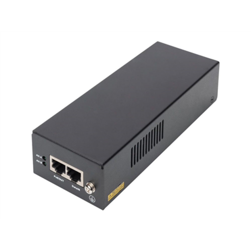 Digitus Gigabit Ethernet PoE++ Injector, 802.3bt, 85 W , DN-95109