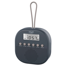 Adler , Waterproof universal radio , AD 1912 , Alarm function , Black