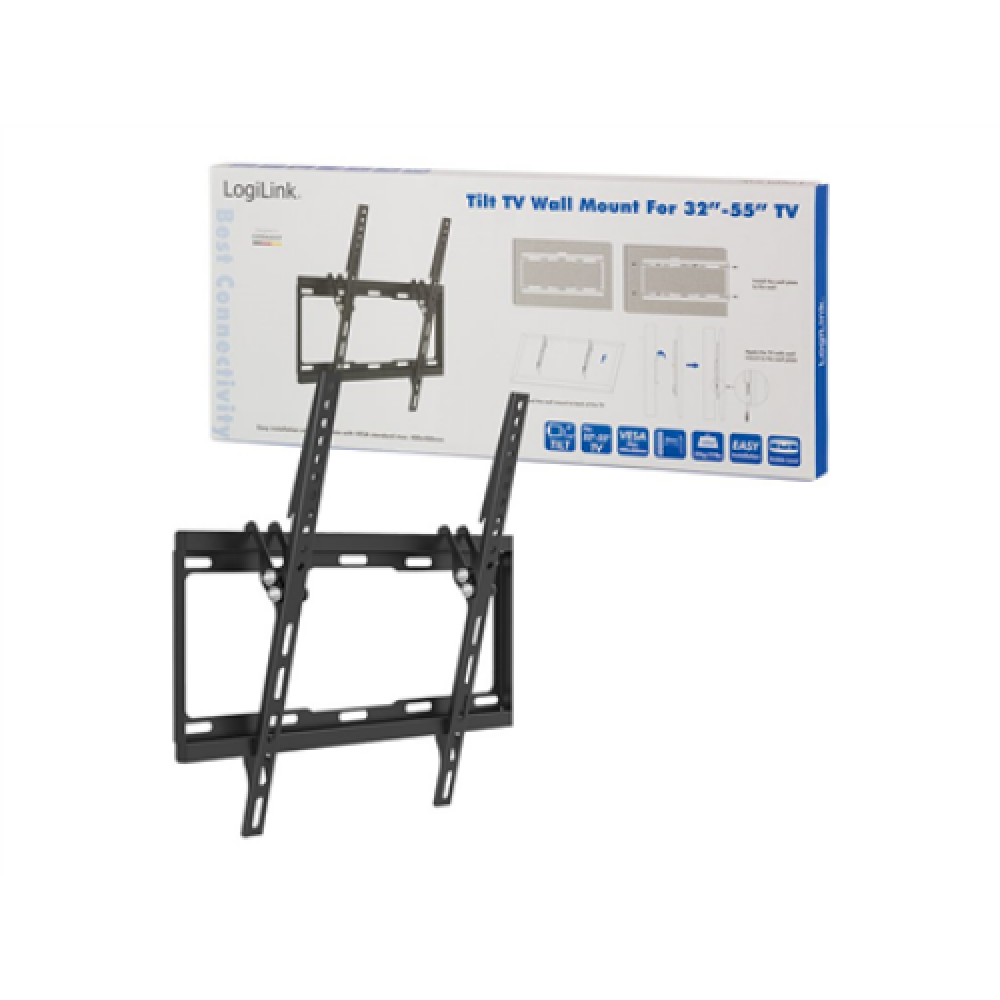 Logilink BP0012 TV Wall mount, 32–55, tilt -14°, 25 mm