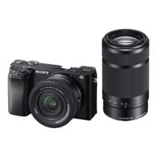 Sony ILCE-6100 Mirrorless Camera + 16-50mm + 55-210mm Lens , Sony