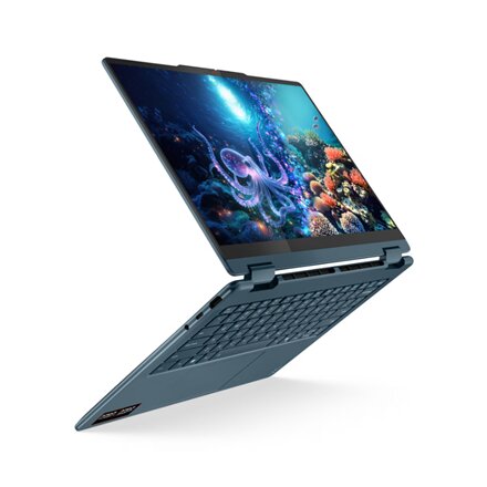 Lenovo- Yoga 7 2-in-1 14AKP10 AMD , Tidal Teal , 14 , OLED , WUXGA , 1920 x 1200 pixels , AMD Ryzen AI 7 , 350 , 16 GB , Soldered LPDDR5 , Solid-state drive capacity 512 GB , AMD Radeon 860M Graphics , Windows 11 Home , 802.11be , Bluetooth version 5.4 , 