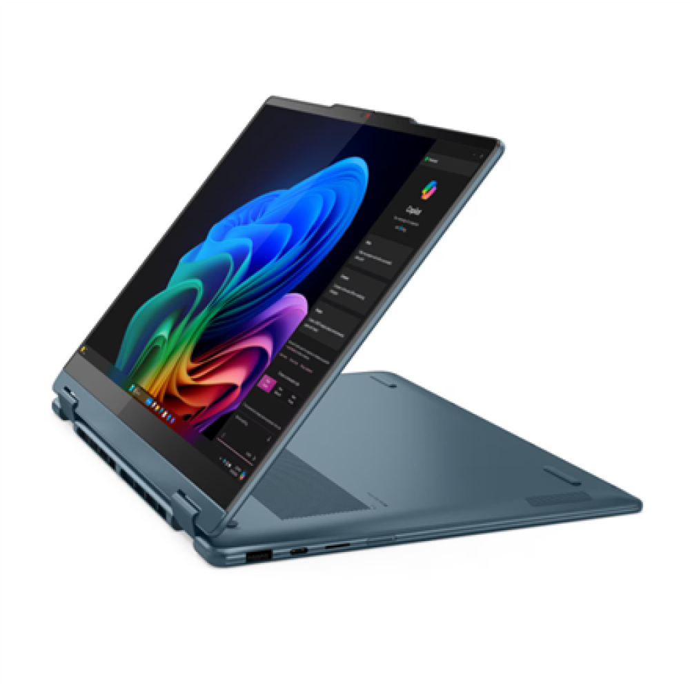 Lenovo- Yoga 7 2-in-1 14AKP10 AMD , Tidal Teal , 14 , OLED , WUXGA , 1920 x 1200 pixels , AMD Ryzen AI 7 , 350 , 16 GB , Soldered LPDDR5 , Solid-state drive capacity 512 GB , AMD Radeon 860M Graphics , Windows 11 Home , 802.11be , Bluetooth version 5.4 , 