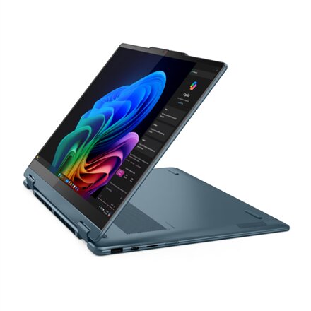 Lenovo- Yoga 7 2-in-1 14AKP10 AMD , Tidal Teal , 14 , OLED , WUXGA , 1920 x 1200 pixels , AMD Ryzen AI 7 , 350 , 16 GB , Soldered LPDDR5 , Solid-state drive capacity 512 GB , AMD Radeon 860M Graphics , Windows 11 Home , 802.11be , Bluetooth version 5.4 , 