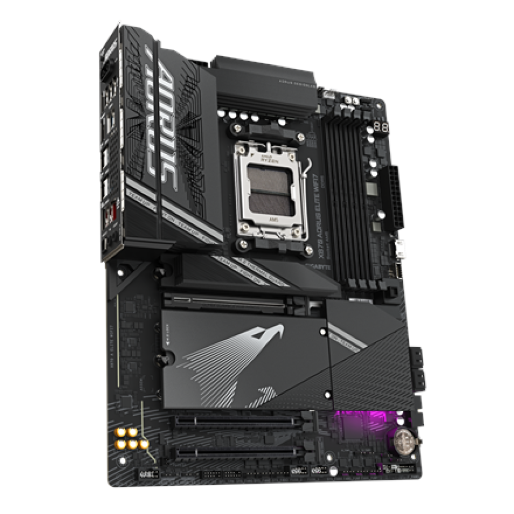 Gigabyte X870 AORUS ELITE WIFI7 , Processor family AMD , Processor socket AM5 , DDR5 , Supported hard disk drive interfaces SATA, M.2 , Number of SATA connectors 4
