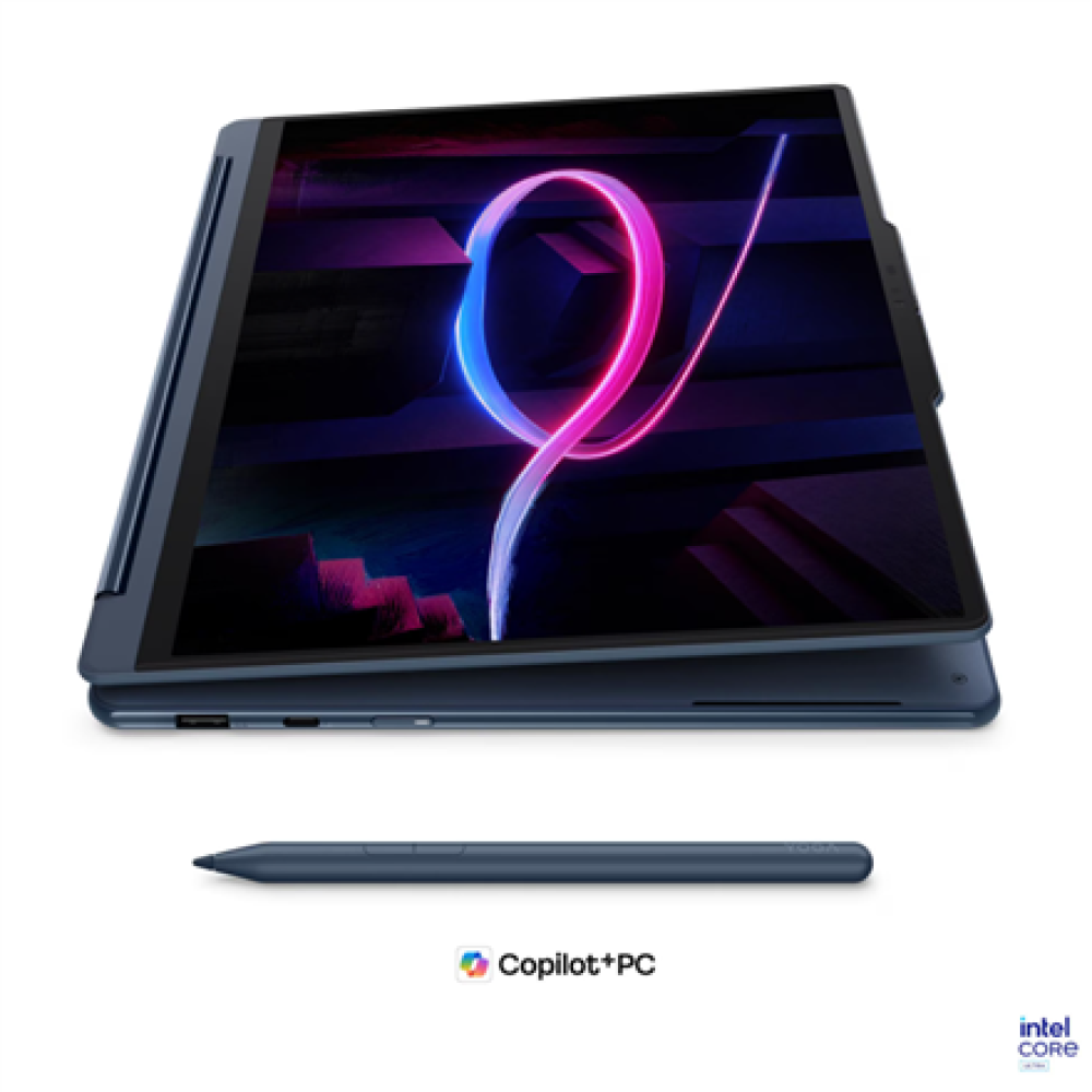 Lenovo Yoga 9 2-in-1 14IPH11 Intel , Cosmic Blue , 14 , OLED , Touchscreen , 2.8K WQXGA+ , 2880 x 1800 pixels , Intel Core Ultra 7 , 355 , 32 GB , Soldered LPDDR5X , Solid-state drive capacity 1000 GB , Intel Graphics , Windows 11 Home , 802.11be , Blueto