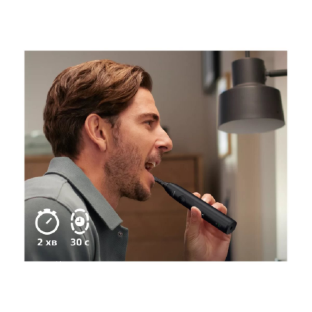 Philips , Electric Toothbrush , HX7111/01 Sonicare Series 5500 , Rechargeable , For adults , Number of brush heads included 1 , Number of teeth brushing modes 2 , Black