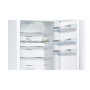 Bosch Refrigerator KGN397WER Series 4 Energy efficiency class E, Free standing, Combi, Height 203 cm, No Frost system, Fridge net capacity 279 L, Freezer net capacity 89 L, 39 dB, White