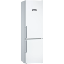 Bosch Refrigerator KGN397WER Series 4 Energy efficiency class E, Free standing, Combi, Height 203 cm, No Frost system, Fridge net capacity 279 L, Freezer net capacity 89 L, 39 dB, White