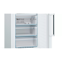 Bosch Refrigerator KGN397WER Series 4 Energy efficiency class E, Free standing, Combi, Height 203 cm, No Frost system, Fridge net capacity 279 L, Freezer net capacity 89 L, 39 dB, White