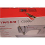 SALE OUT. , Singer Sewing Machine , C5955 , Number of stitches 417 , Number of buttonholes 8 , White , DAMAGED PACKAGING AND EXTENSION TABLE COVER PAINT