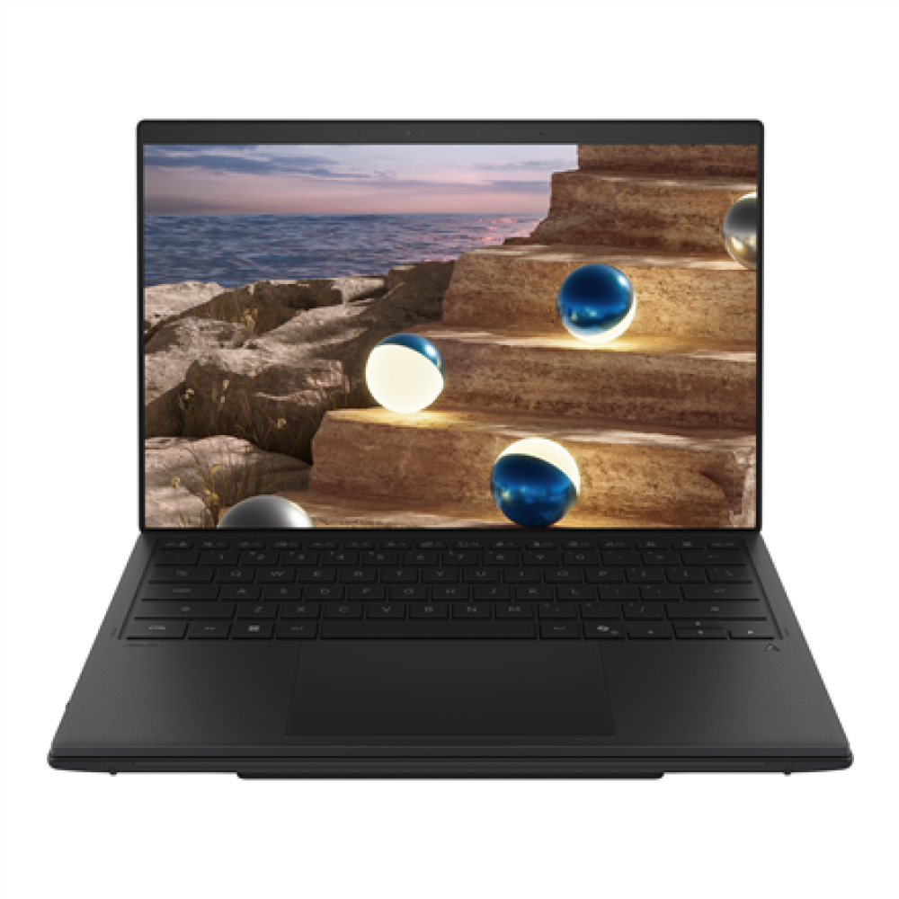 Asus , Zenbook Duo UX8407AA-SN066W , Moher Gray , 14 , OLED , Touchscreen , 2.8K , 2880 x 1800 pixels , 144 Hz , Anti-Reflective , Intel Core Ultra X9 , 378H , 32 GB , LPDDR5X , Solid-state drive capacity 2000 GB , Intel Arc Graphics , Windows 11 Pro , 80